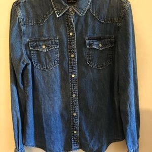 DKNY Jeans denim shirt size 10. Very good condition